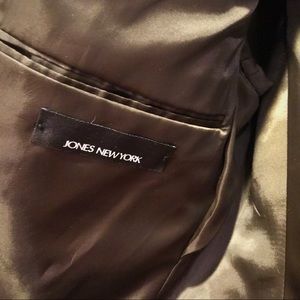 Pantalon Jean En Lin Violet Jones New York Sport - Taille 4, Entrejambe 30" - Neuf Avec étiquette